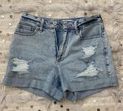 Hollister Curvy Ultra High Rise Shorts