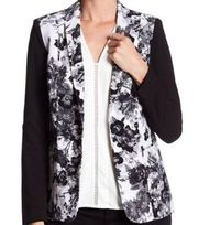 T Tahari floral mixed blazer