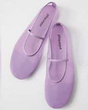 Jeffrey Campbell Moira Mesh Flat, Lilac, size 6 - NEW without box