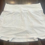 Lululemon White Tennis Skirt