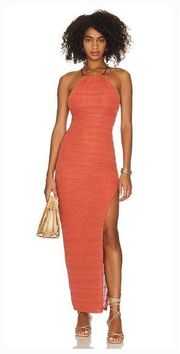 Tularosa Nora Maxi Dress in Salmon