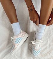 NWT  Plaid Sneakers