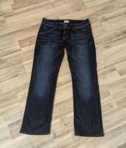 Hudson Nordstrom Jeans Women's Size 28 Blue Denim Straight Leg Low Rise Stretch