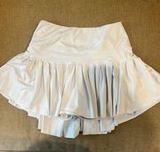 White tennis skirt!