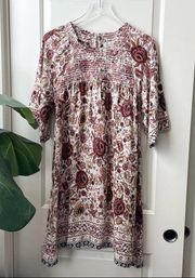 Hayden Floral Dress Smocked Boutique Large