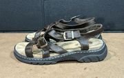 Vintage Y2K  Chunky Brown Hiking Sandals Women’s Sz 11