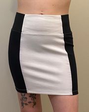 Color Block Mini Skirt