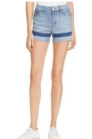 J Brand Gracie High Rise Raw Hem Denim