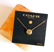 Coach Signature Rose Gold Necklace