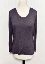 32 Degree Heat Women's Scoop Neck Long Sleeve Pullover Tee Gray Size XL Set of 2