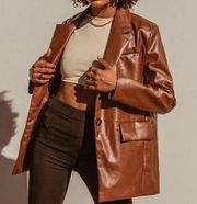 Jocelyn Brown Leather Jacket