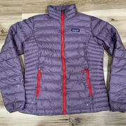 Patagonia Purple Red Puffer Jacket Coat Women’s Small