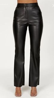 Faux Leather Pants