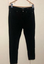 Nine West Jeans Women’s Size 12 Gramercy Skinny Stretchy Black Color Pants