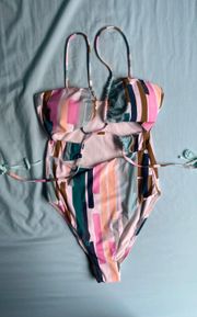 Bikini Lab One Piece Bathing Suit  Size Medium