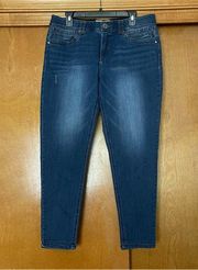 Democracy "Ab"technology Freedom Ankle Slim Jeans Size 14