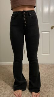 Black Flare Jeans