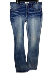 BKE Payton Universal Fit Mid Rise Tailored Bootcut Light Wash Size 30 x 33.5