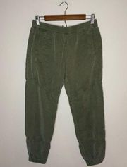 Young Fabulous & Broke army green joggers