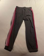 Pink Striped Sweatpants