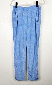 3.1 Phillip Lim Blue 100% Silk Casual Pants Size 4