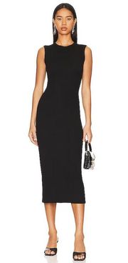 Revolve NWT  SLEEVELESS MIDI IN BLACK xs