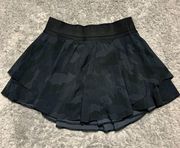 Lululemon NWOT  Court Rival HR Skirt *Heritage 365 Camo Deep Coal Multi/Deep Coal