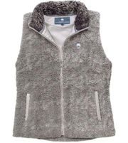 Gray Fuzzy Vest 