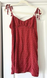 dainty floral babydoll dress size medium