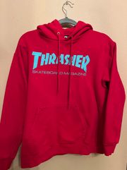 Skate Mag Hoodie Red