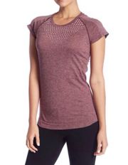 Burgundy Seamless Athletic Tee Size Small