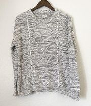 RHYTHM. Cable Knit Pullover Sweater Medium