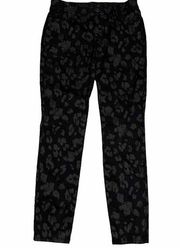 Chico's  Stretch Denim Animal Print Pants Women’s 8