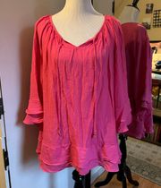 Large Pink Blouse