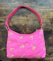 Talbots | Palm Tree print womens shoulder bag.