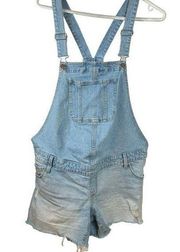 Isabel Maternity  Ingrid & Isabel Shotalls Jean Shorts and Bib Overalls Womens 8