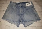 Nwt Arizona Jean Co Jrs Size 5 High-Rise Denim Jean Shorts