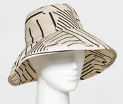 Women’s Abstract Print Down Brim Bucket Hat – A New Day