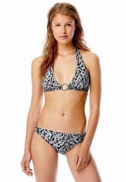 New. Michael Kors frozen Leopard chain ring bikini set. Normally $169. (D)L–top/