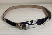 Nine West Cow Print Belt Women’s Size Large