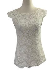 The Limited Scandal Collection Ivory Lace Women's Top Size Small | 25-32