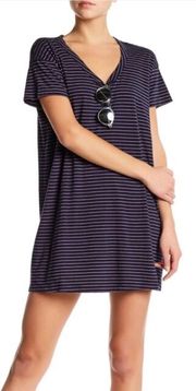 Striped Jersey T-Shirt Dress