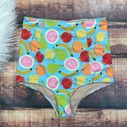 Kortni Jeane Fruits Swim Suit Bottom High Waist