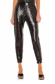 New! Commando Sequin Jogger Black - SLG381