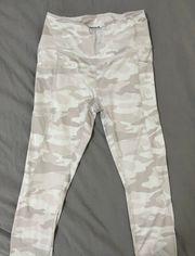 White Camo Workout Leggings