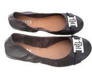 ❤️ Ralph Lauren Chocolate Brown Ballet Flats