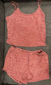 Light Red PJ Set 