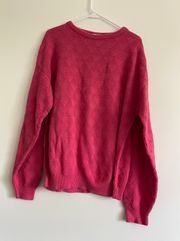 Vintage Pink Sweater Medium