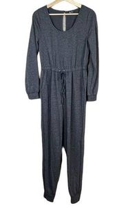 Lily Rose Gray One Piece Loungewear Casual Jogger Style Jumpsuit Size M