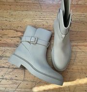 Vince Tan Waterproof  Leather Boots Size 9.5